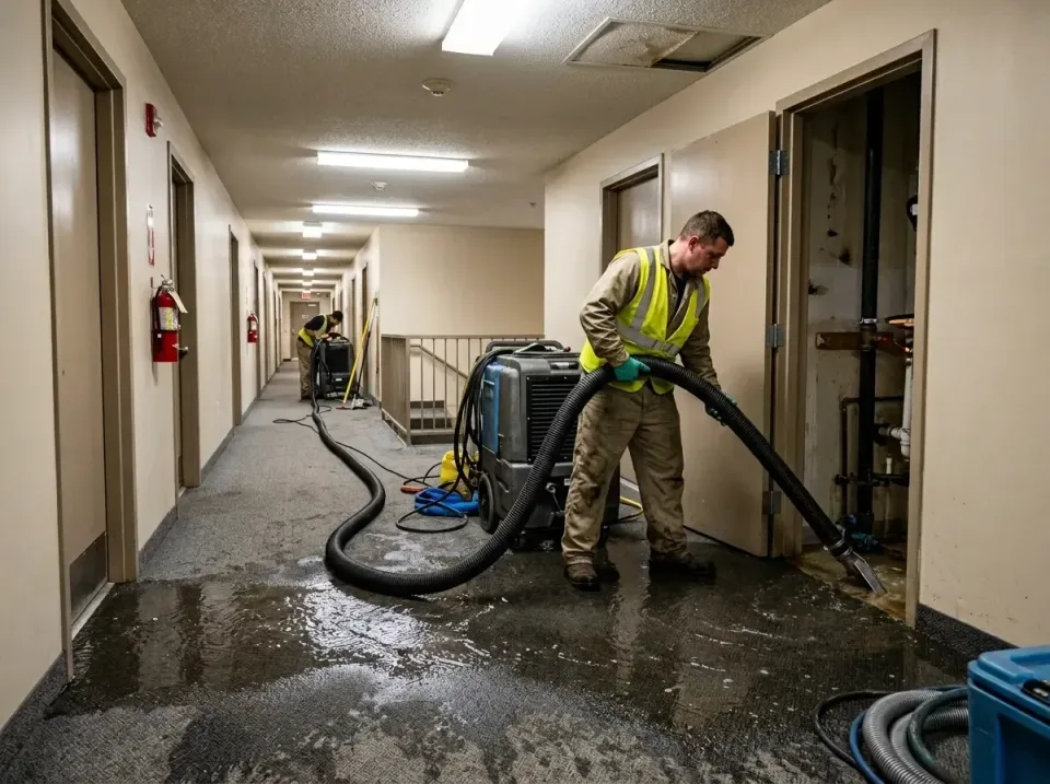 multi-unit-apartment-hallway-f-005 — frequently asked questions, Emergency Burst Pipe Water Extraction & Removal in Calipatr…
